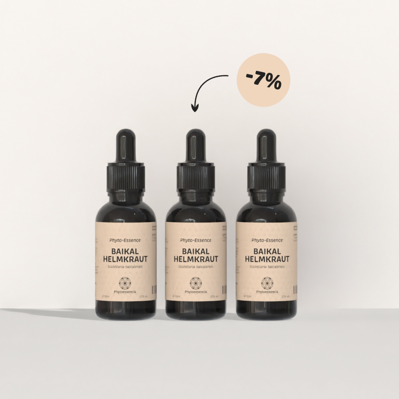 7% Rabatt beim Kauf von 3 x Phyto-Essence Baikal Helmkraut