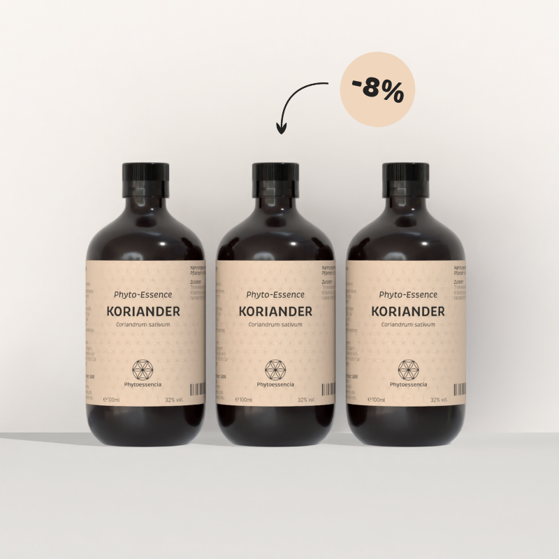 8% Rabatt beim Kauf von 3 x Phyto-Essence Koriander 100 ml