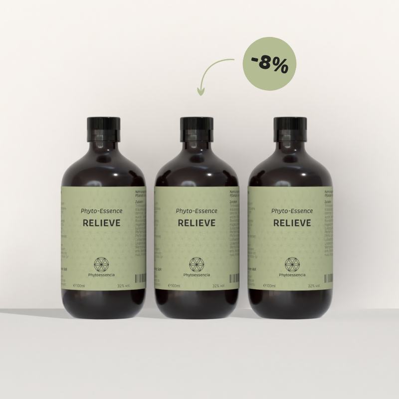 8% Rabatt beim Kauf von 3 x Phyto-Essence Relieve 100 ml